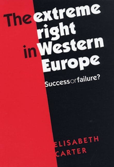 Book cover image for The extreme Right in Western Europe ISBN: 9780719070488
